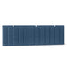 Blue acoustic panel with vertical ridges on white background (Dark Blue-57&quot;)