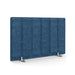 Blue fabric office partition standing on a white background. (Dark Blue-28&quot;)