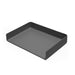 Black square serving tray on white background (Dark Gray)