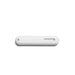 Portable white USB power bank with battery level indicator lights 