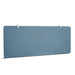 Blue acoustic desk privacy panel mounted on white background. (Slate Blue-45&quot;)