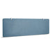 Blue acoustic panel on white background with mounting brackets (Slate Blue-55&quot;)