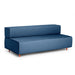 Modern blue fabric sofa isolated on white background (Dark Blue-Dark Blue)