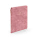 Pink Poppin hardcover notebook standing on white background (Dusty Rose)