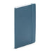 Blue hardcover notebook standing upright on white background (Slate Blue)