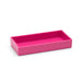 Pink Poppin desk tray organizer on white background (Pink)