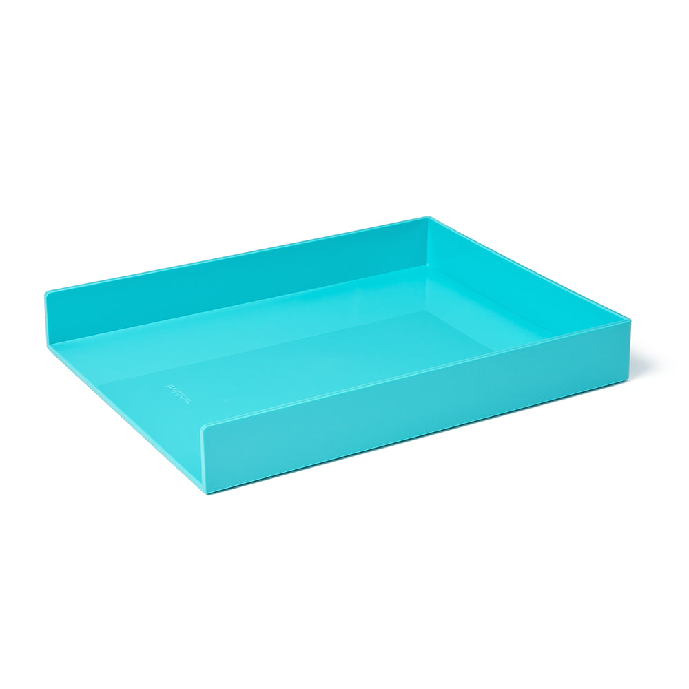 White square serving tray on a white background (White)